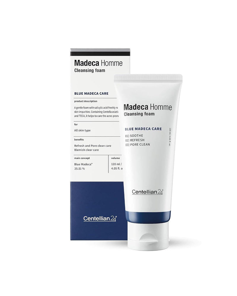 [Centellian24] Madeca Homme Cleansing Foam 120ml-Luxiface.com