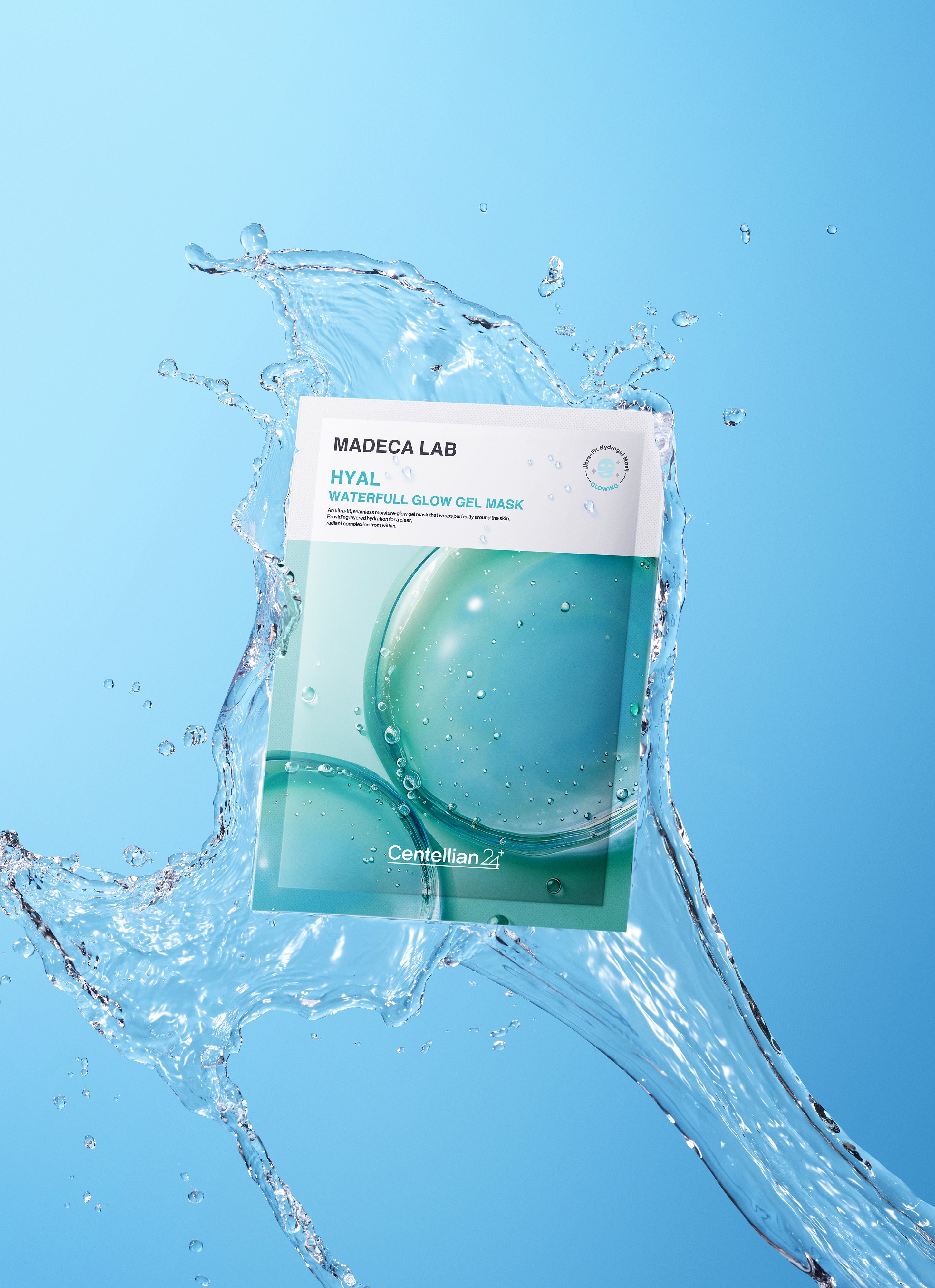 [Centellian24] Madeca Lab Hyal Waterfull Glow Gel Mask 5ea-Luxiface.com