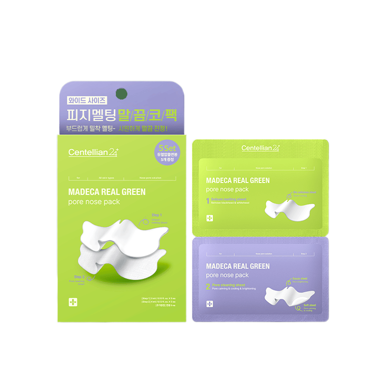 [Centellian24] real green pore nose pack (5set/1box)-Luxiface.com