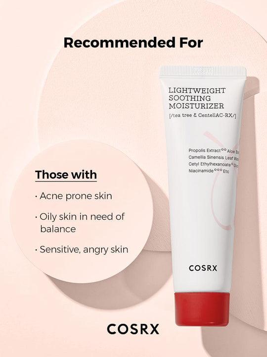 [Cosrx] AC Collection Lightweight Soothing Moisturizer 80ml-Luxiface.com