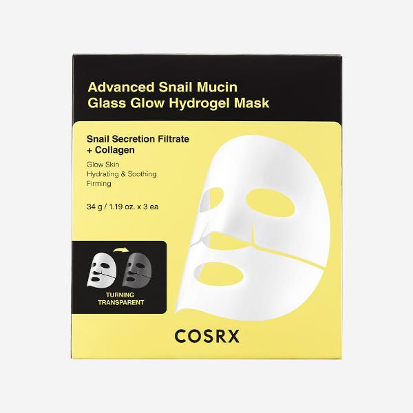 [Cosrx] Advanced Snail Mucin Glass Glow Hydrogel Mask 3ea image 1