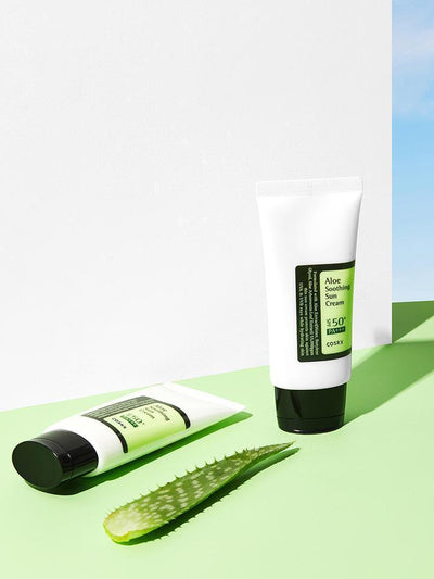 [Cosrx] Aloe Soothing Sun Cream SPF50+ PA+++ 50ml-Sunscreen-Cosrx-50ml-Luxiface