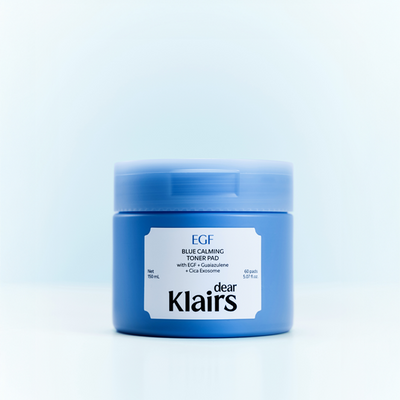 [Dear,Klairs] EGF Blue Calming Toner Pad 150 ml 60 Pads-Luxiface.com