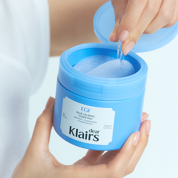[Dear,Klairs] EGF Blue Calming Toner Pad 150 ml 60 Pads-Luxiface.com