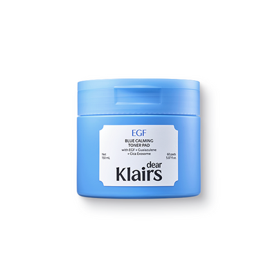 [Dear,Klairs] EGF Blue Calming Toner Pad 150 ml 60 Pads-Luxiface.com