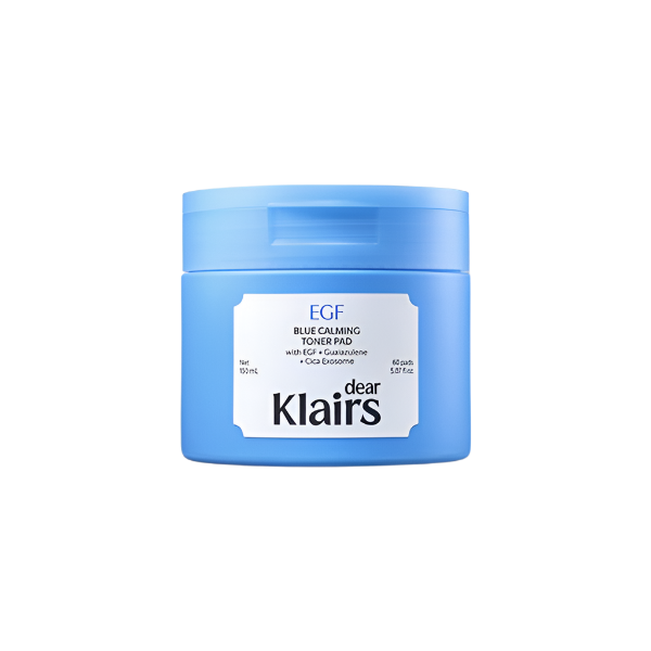 [Dear,Klairs] EGF Blue Calming Toner Pad 150 ml 60 Pads-Luxiface.com