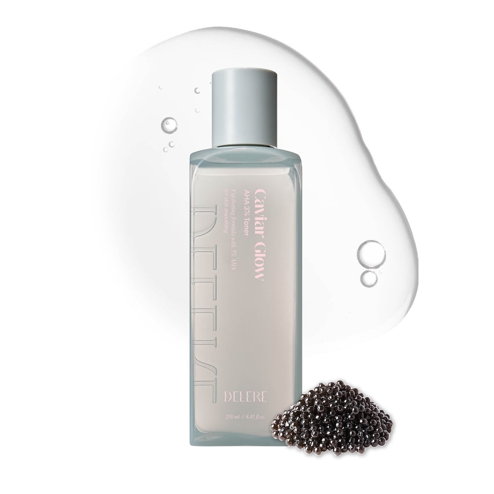 [DELERE] CAVIAR GLOW AHA 3% Toner 250ml image 1
