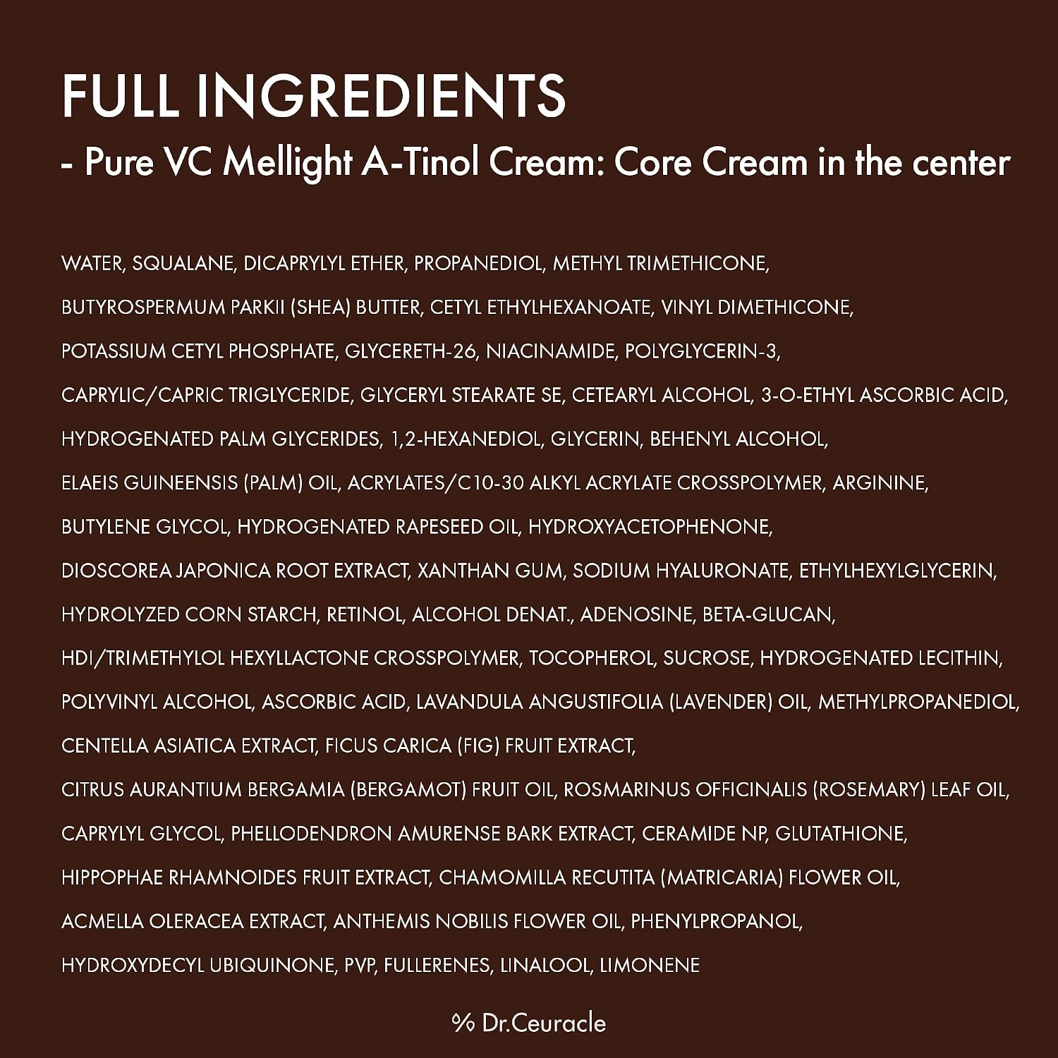 [Dr.Ceuracle] Pure VC Mellight A-tinol Cream 70g image 7