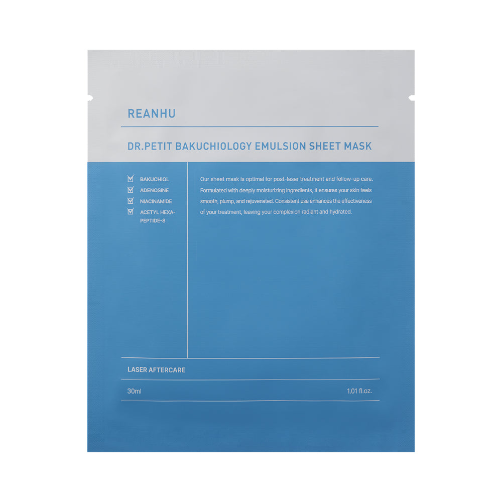 [Dr.petit] Reanhu Bakuchiol Emulsion Sheet Mask 30ml - 3 Size image 2