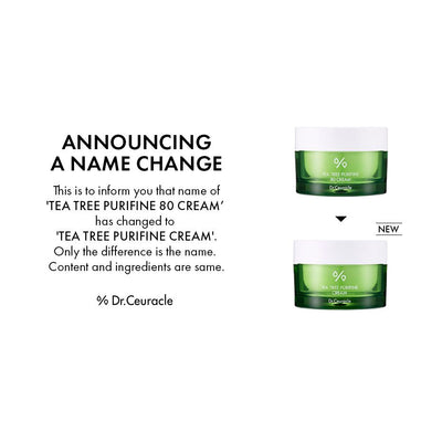 [Dr.Ceuracle] Tea Tree Purifine 80 Cream 50g-Luxiface.com