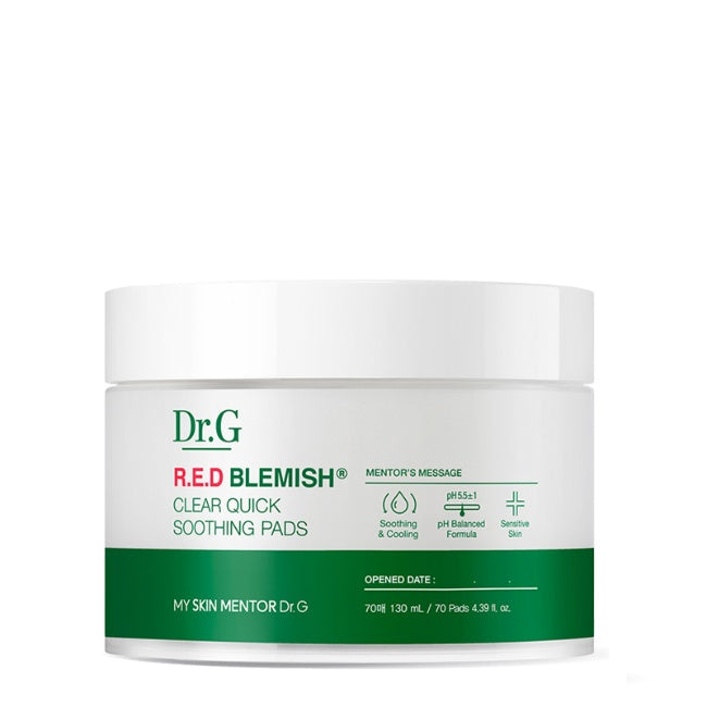 [Dr.G] Red Blemish Clear Quick Soothing Pads 70ea-Luxiface.com