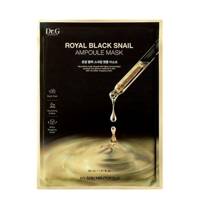 [Dr.G] Royal Black Snail Ampoule Mask 1ea 30ml-Luxiface.com