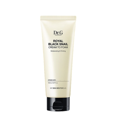 [Dr.G] Royal Black Snail Cream To Foam 150ml-Luxiface.com