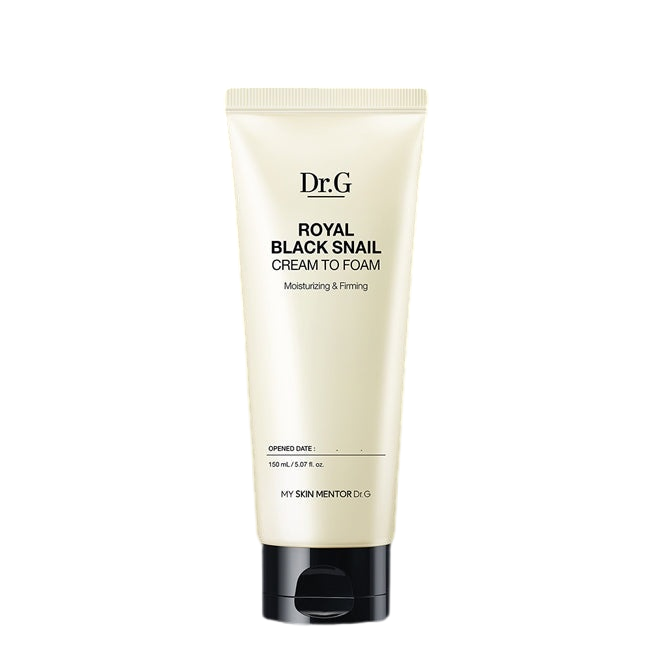 [Dr.G] Royal Black Snail Cream To Foam 150ml-Luxiface.com