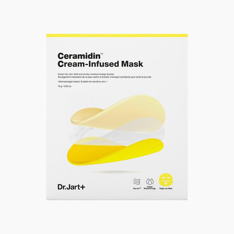 [Dr.Jart+] Ceramidin Cream-Infused Mask 18g - 5pcs-Luxiface.com