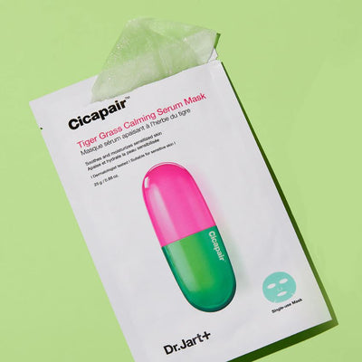 [Dr.Jart+] Cicapair Tiger Grass Calming Serum Mask 1ea 25g-Luxiface.com