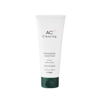[Etude House] AC Clean Up Cleansing Foam 150ml-Foaming Cleanser-Luxiface.com