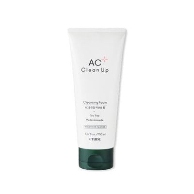 [Etude House] AC Clean Up Cleansing Foam 150ml-Foaming Cleanser-EtudeHouse-150ml-Luxiface