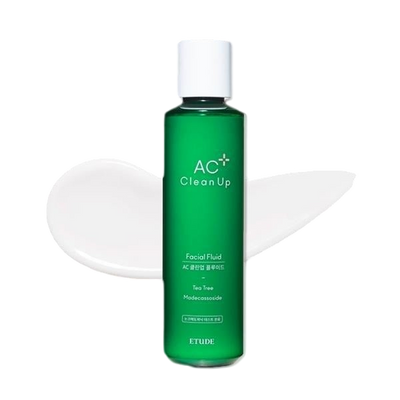 [Etude House] AC Clean Up Facial Fluid 180ml-Cream-Luxiface.com