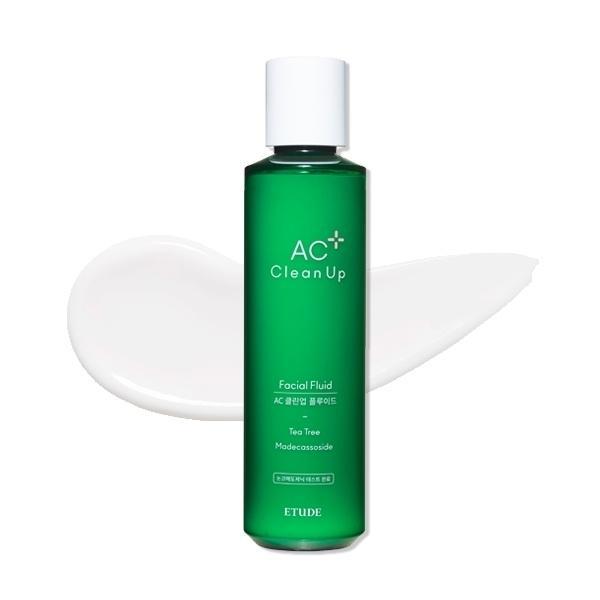 [Etude House] AC Clean Up Facial Fluid 180ml-Cream-EtudeHouse-180ml-Luxiface