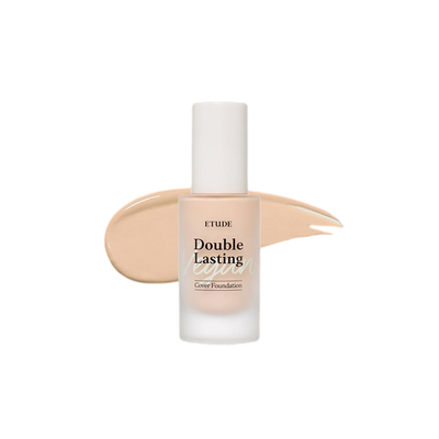 [Etude House] Double Lasting Vegan Cover Foundation 30g -No.23N1 Sand-Luxiface.com
