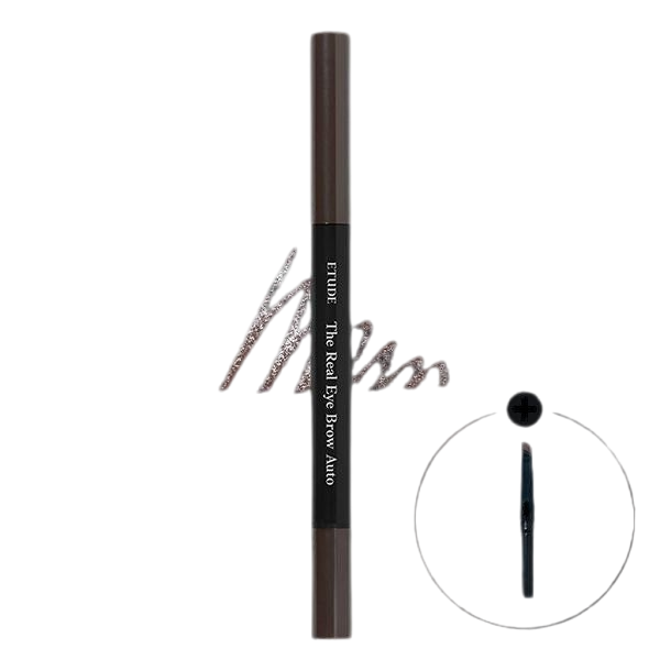 [Etude House] The Real Eye brow Auto Pencil -02 Grey Brown-Luxiface.com