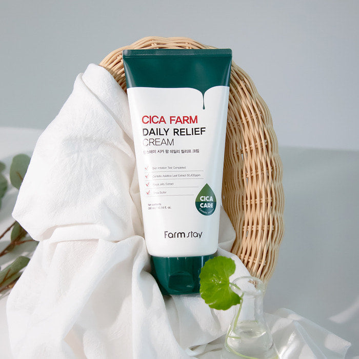 [Farmstay] Cica Farm Daily Relief Cream 300ml-Luxiface.com