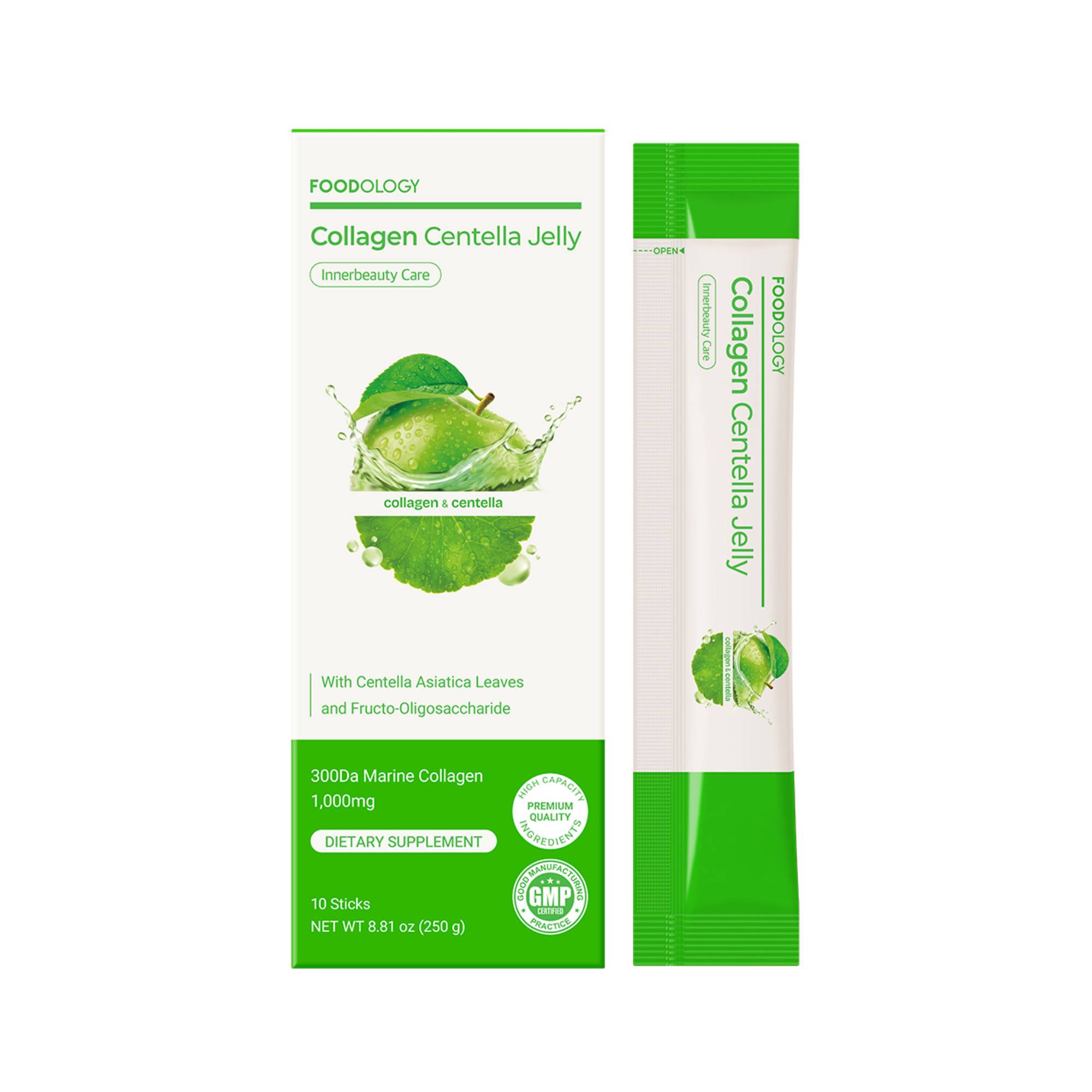 [Foodology] Collagen Centella Jelly 25g*10Sticks image 1