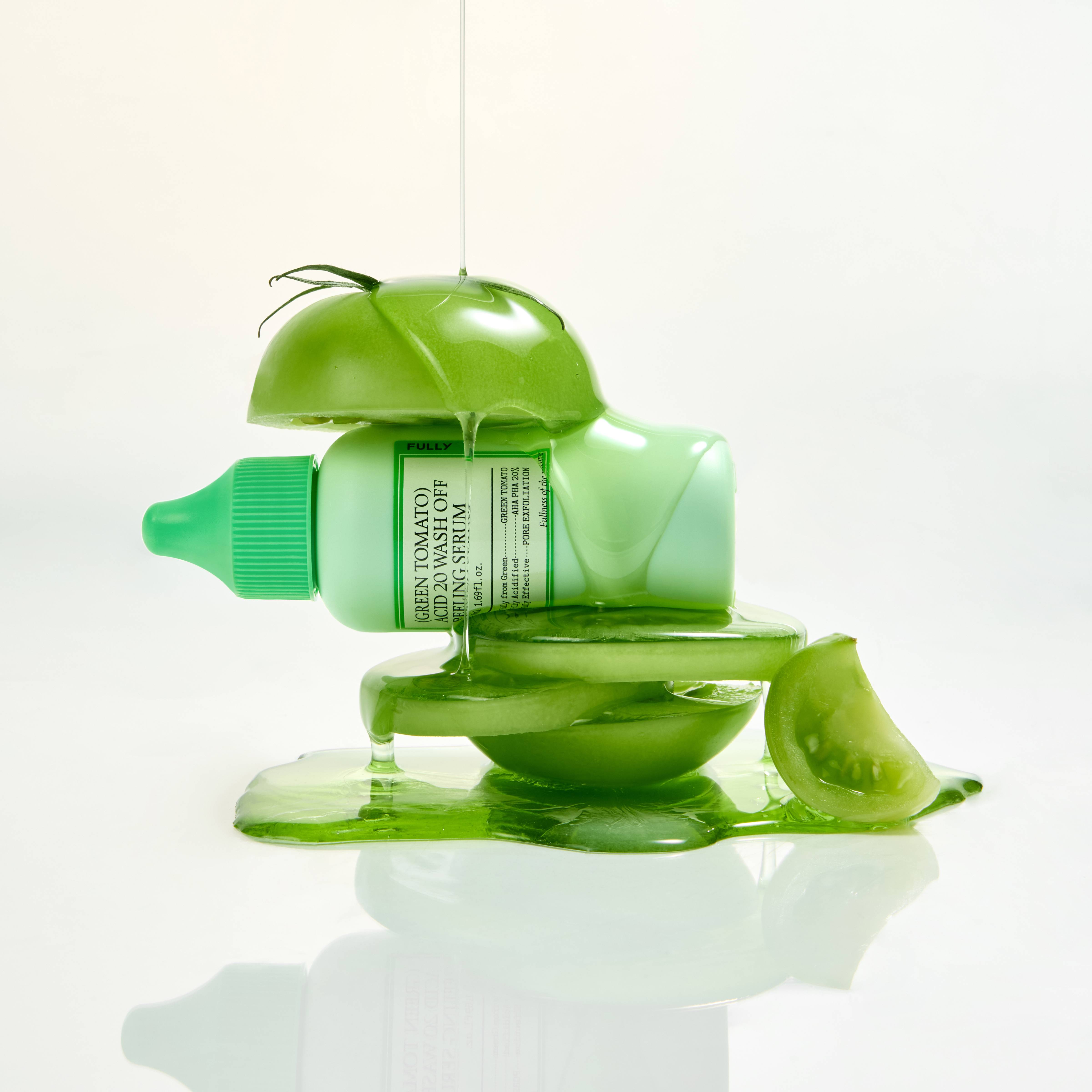 [FULLY] Green Tomato Acid 20 Wash Off Peeling Serum 50ml image 5