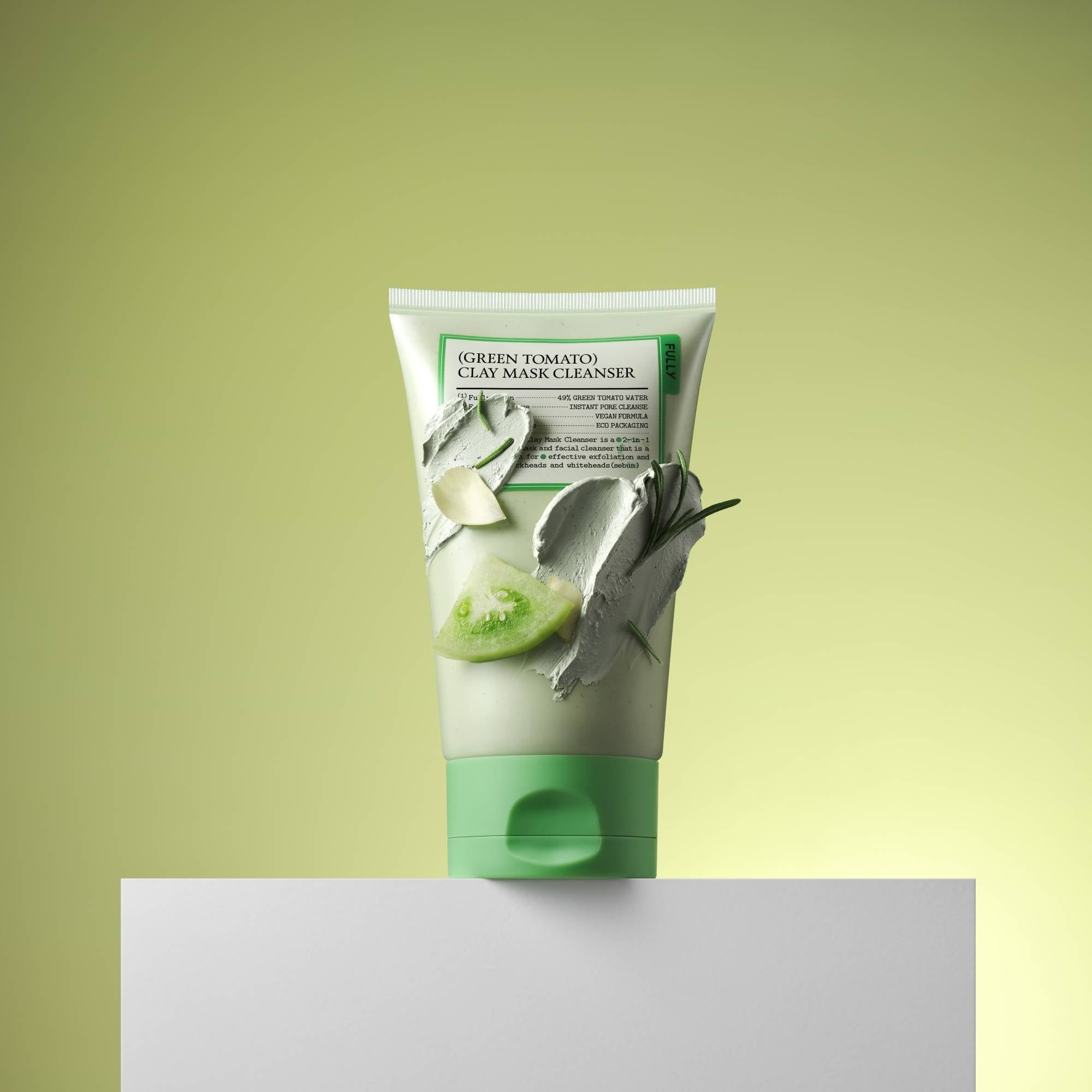 [FULLY] Green Tomato Clay Mask Cleanser 120ml image 4