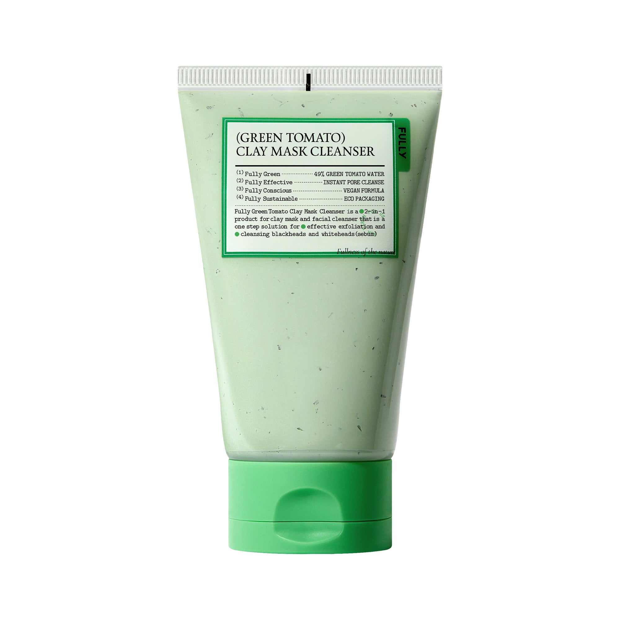 [FULLY] Green Tomato Clay Mask Cleanser 120ml image 1