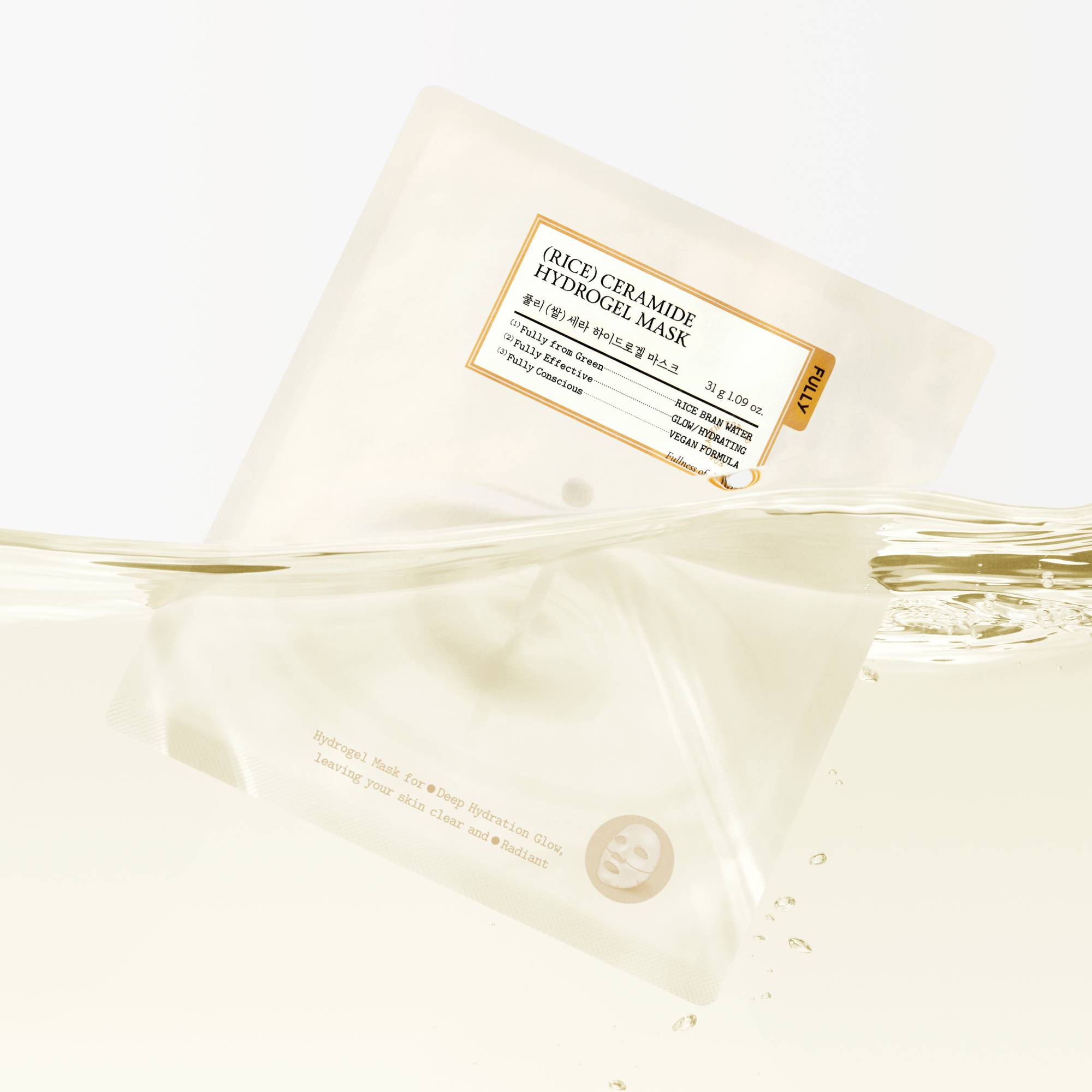 [FULLY] Rice Ceramide Hydrogel Mask 4ea image 5