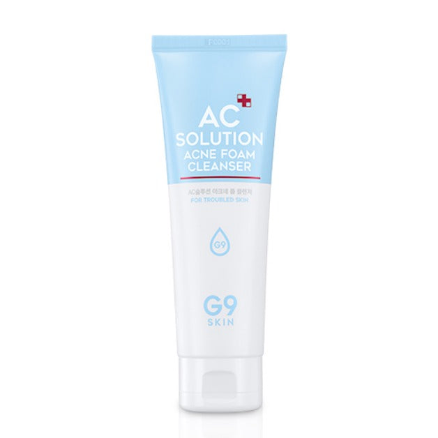 [G9Skin] AC+ Solution Acne Foam Cleanser 120ml-Luxiface.com