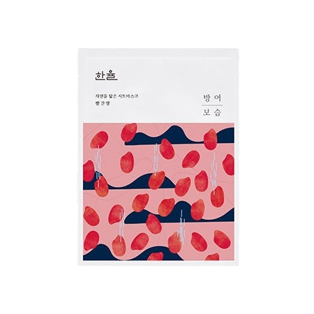 [Hanyul] Nature In Life Sheet Mask Red Rice_Skin-Defending Hydration 10ea-Luxiface.com