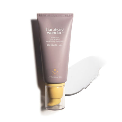 [Haruharuwonder] Black Rice Pure Mineral Relief Daily Sunscreen Unscented SPF50+ 50ml-Luxiface.com