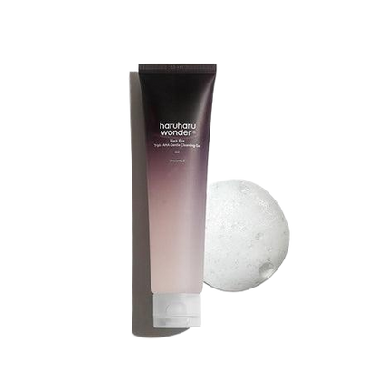 [Haruharuwonder] Black Rice Triple AHA Gentle Cleansing Gel Unscented 100ml