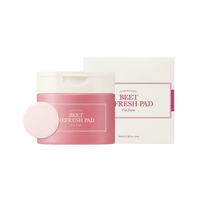 [ImFrom] Beet Refresh Pad - 60 Sheets-Luxiface.com