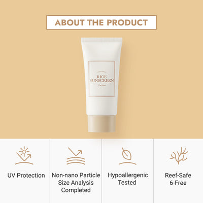 [ImFrom] Rice Sunscreen 50ml-Luxiface.com