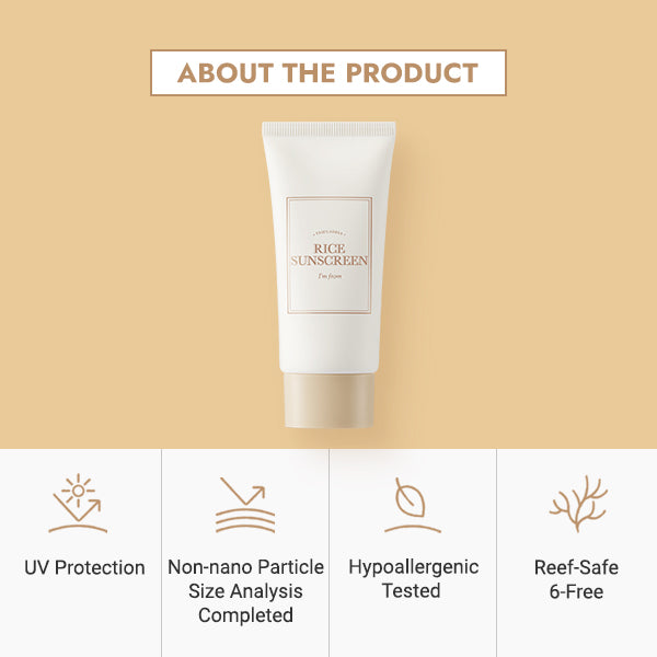 [ImFrom] Rice Sunscreen 50ml-Luxiface.com