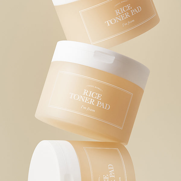 [ImFrom] Rice Toner Pad 140ml 60ea-Luxiface.com