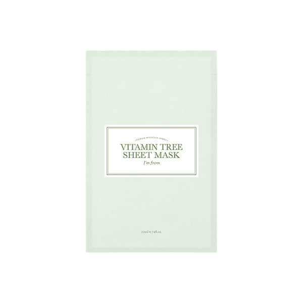 [ImFrom] Vitamin Tree Sheet Mask 22 ml (1ea)-Luxiface.com