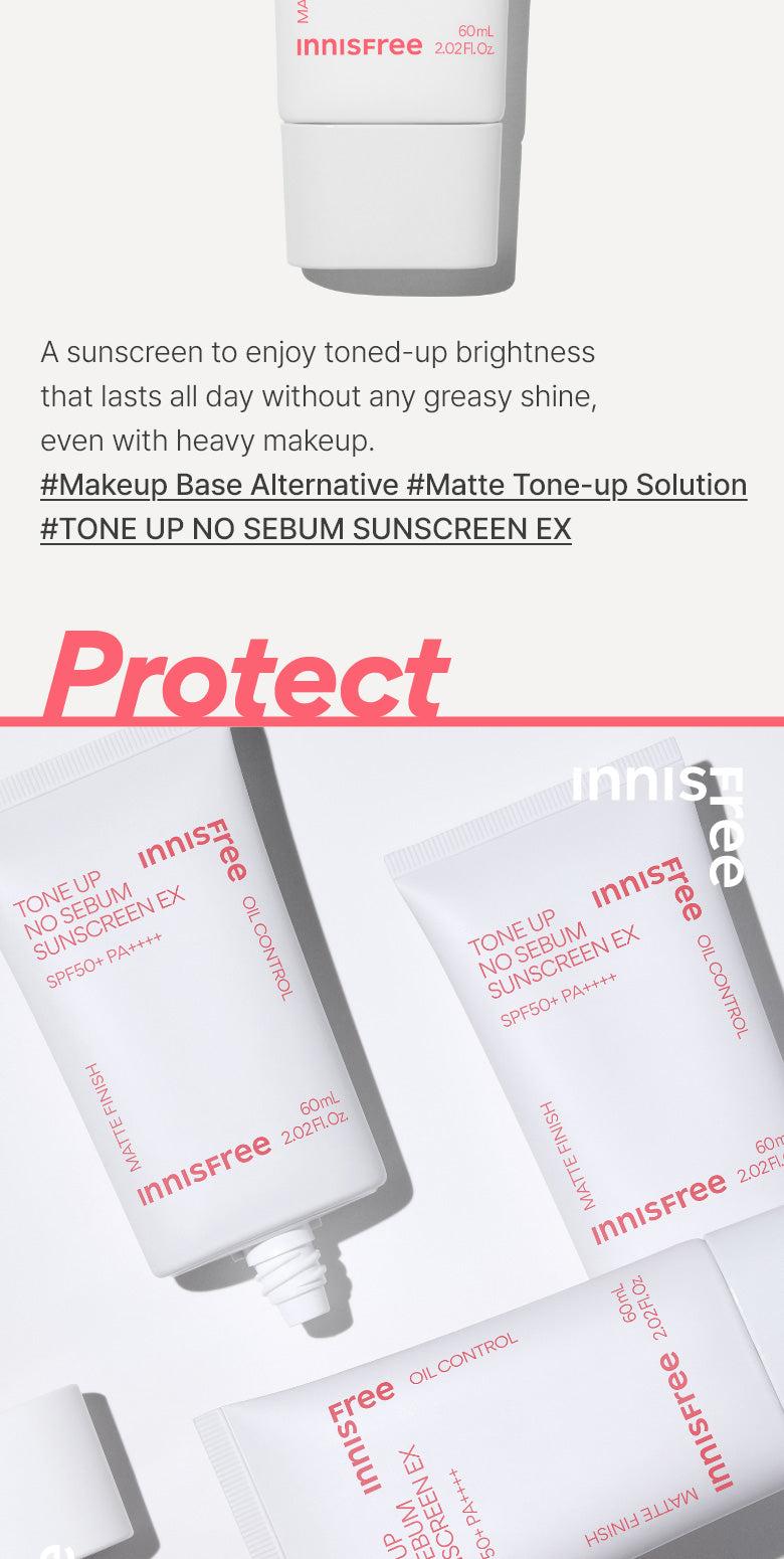 [Innisfree] Daily UV Tone Up No Sebum Suns Cremacreen SPF50+ PA++++ 50ml image 6