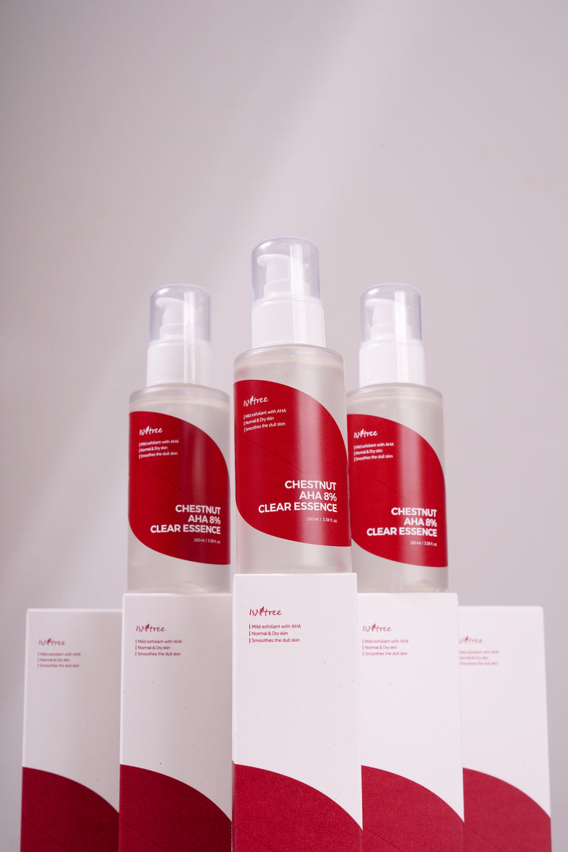 [Isntree] Chestnut AHA 8% Clear Essence 100ml-Luxiface.com