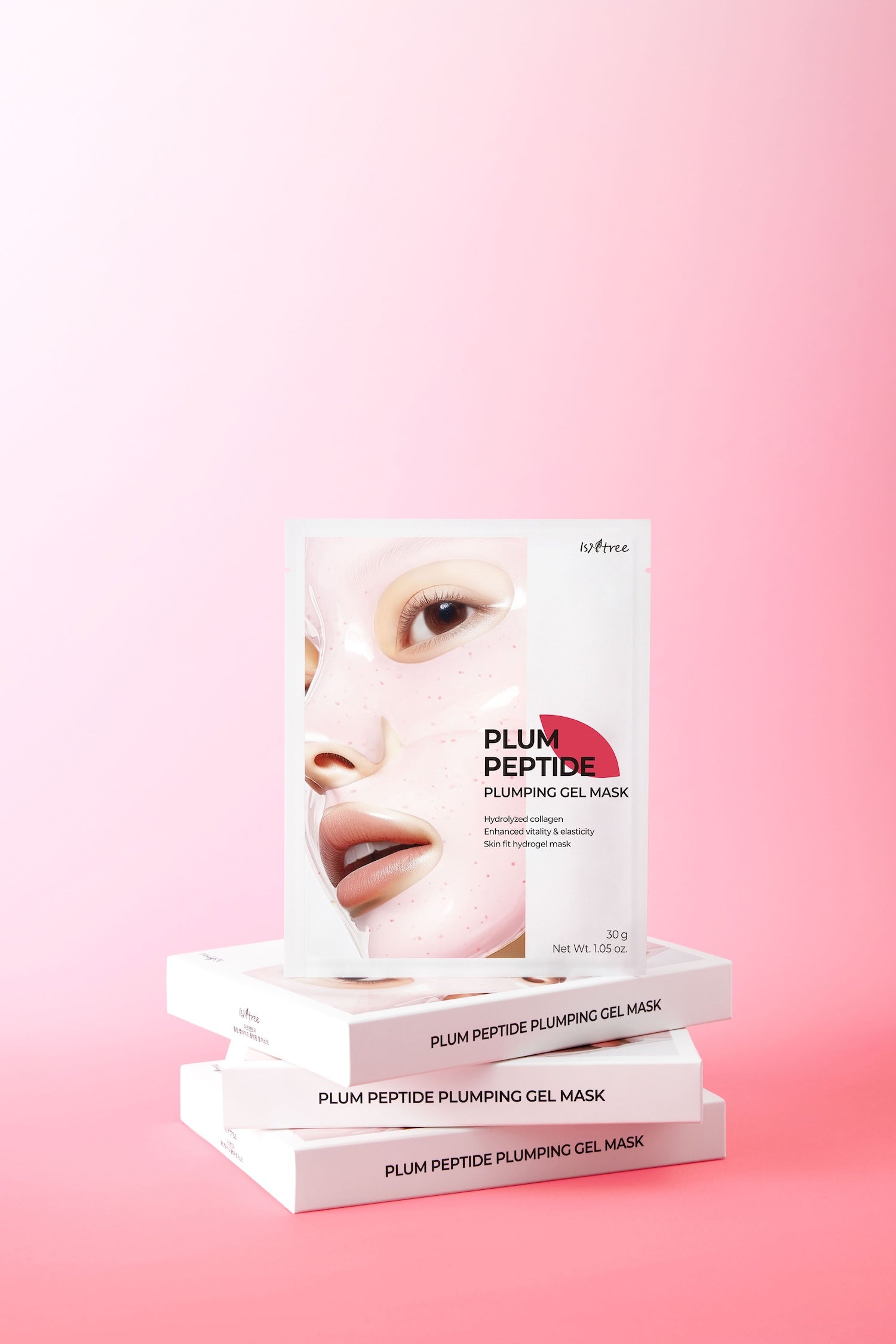 [Isntree] Plum Peptide Plumping Gel Mask 30g*4ea image 8
