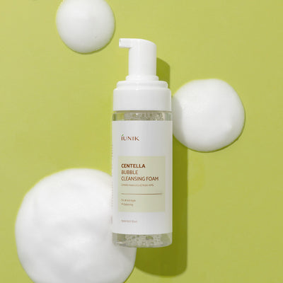 [iUNIK] Centella Bubble Cleansing Foam 150ml-Luxiface.com