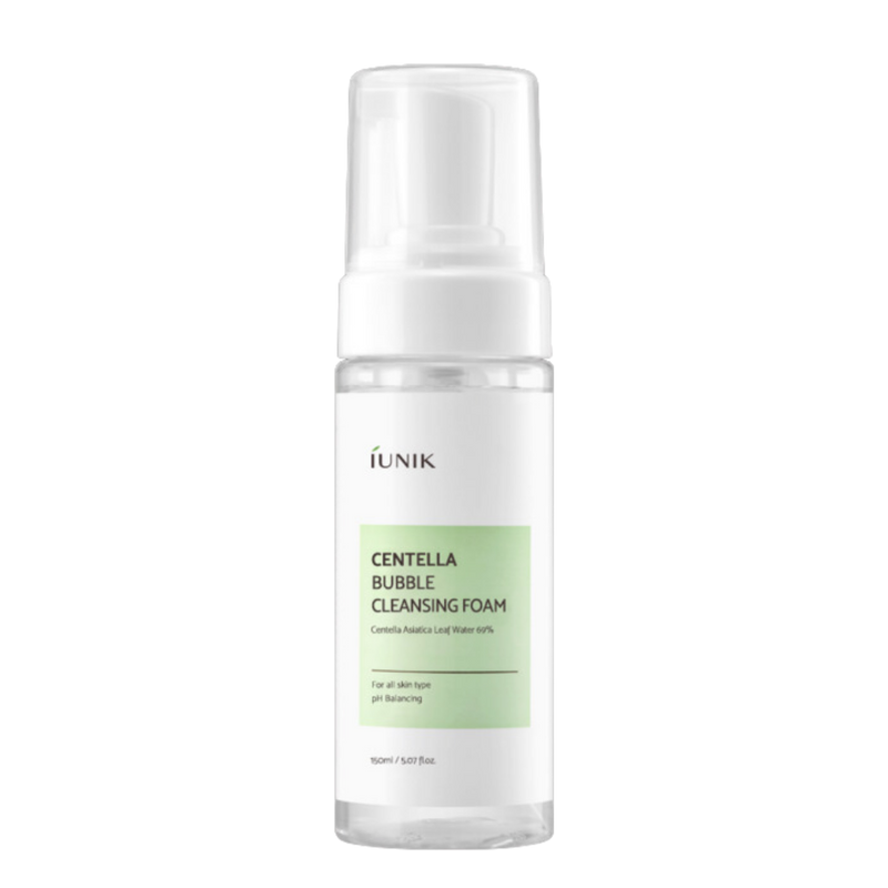 [iUNIK] Centella Bubble Cleansing Foam 150ml-Luxiface.com