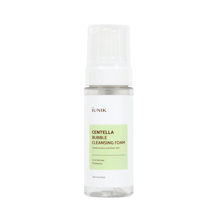 [iUNIK] Centella Bubble Cleansing Foam 150ml-Luxiface.com