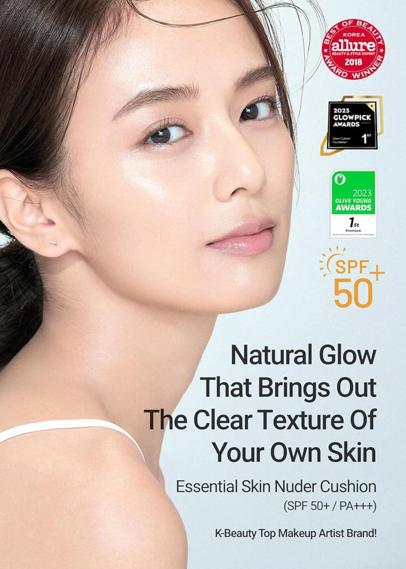 [Jung Saem Mool] Essential Skin Nuder Longwear Cushion Fair-Light-Luxiface.com