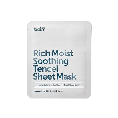 [Klairs] Rich Moist Soothing Tencel Sheet Mask 25ml x 10ea-Luxiface.com