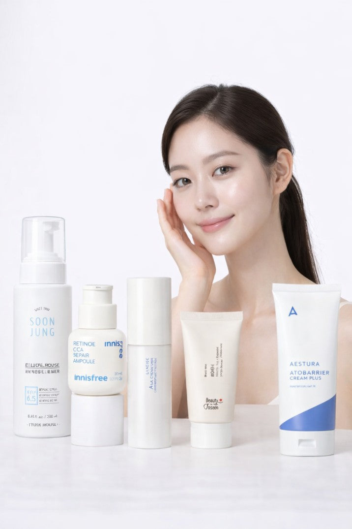 Korean Skincare Routine for Acne Marks and Scarring- Dry Skin-Luxiface.com